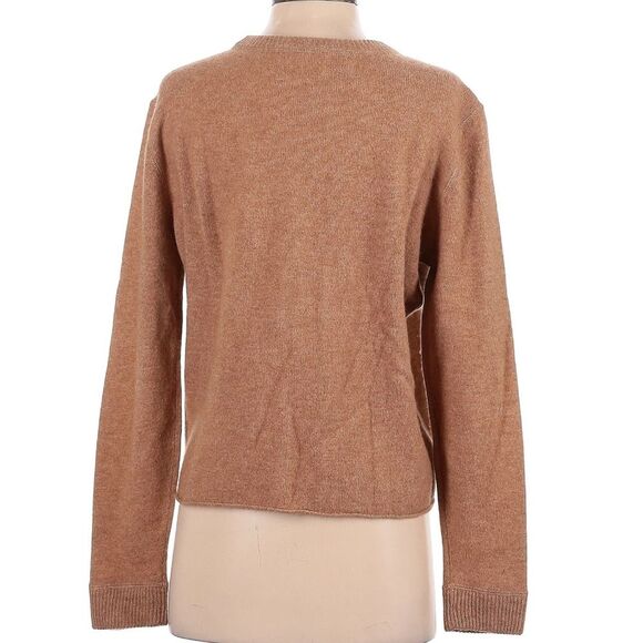 Reformation Cashmere Crewneck Sweater Camel Tan XS - Picture 3 of 10